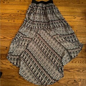 Medium Tribal High Low Skirt